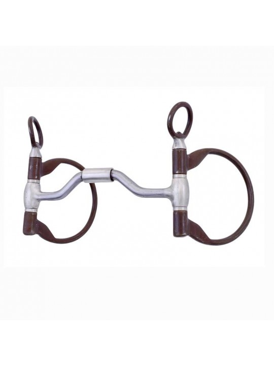 FG Clinician Ported Hinged D-Ring Snaffle Bit