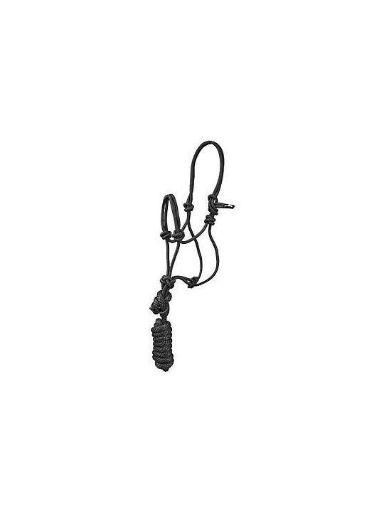 Pony-Miniature Rope Halter black