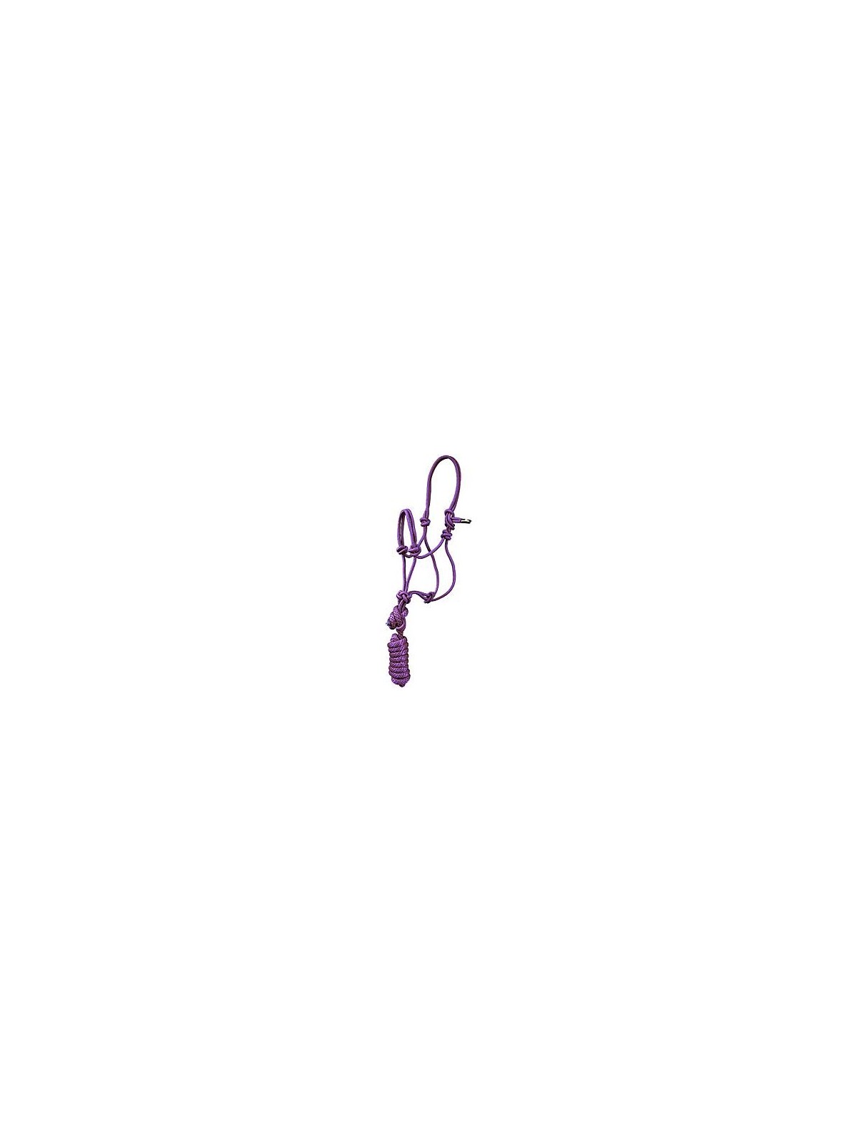 Pony-Miniature Rope Halter purple