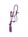 Pony-Miniature Rope Halter purple