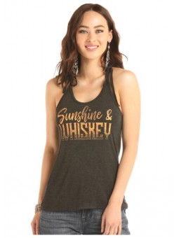 Sunshine and Whiskey Graphic Tank