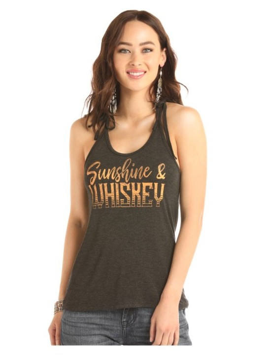 Sunshine and Whiskey Graphic Tank