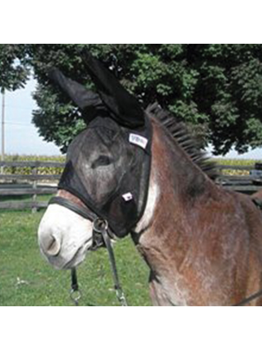 Quiet Ride Donkey / Mule Fly Mask w/ Ears