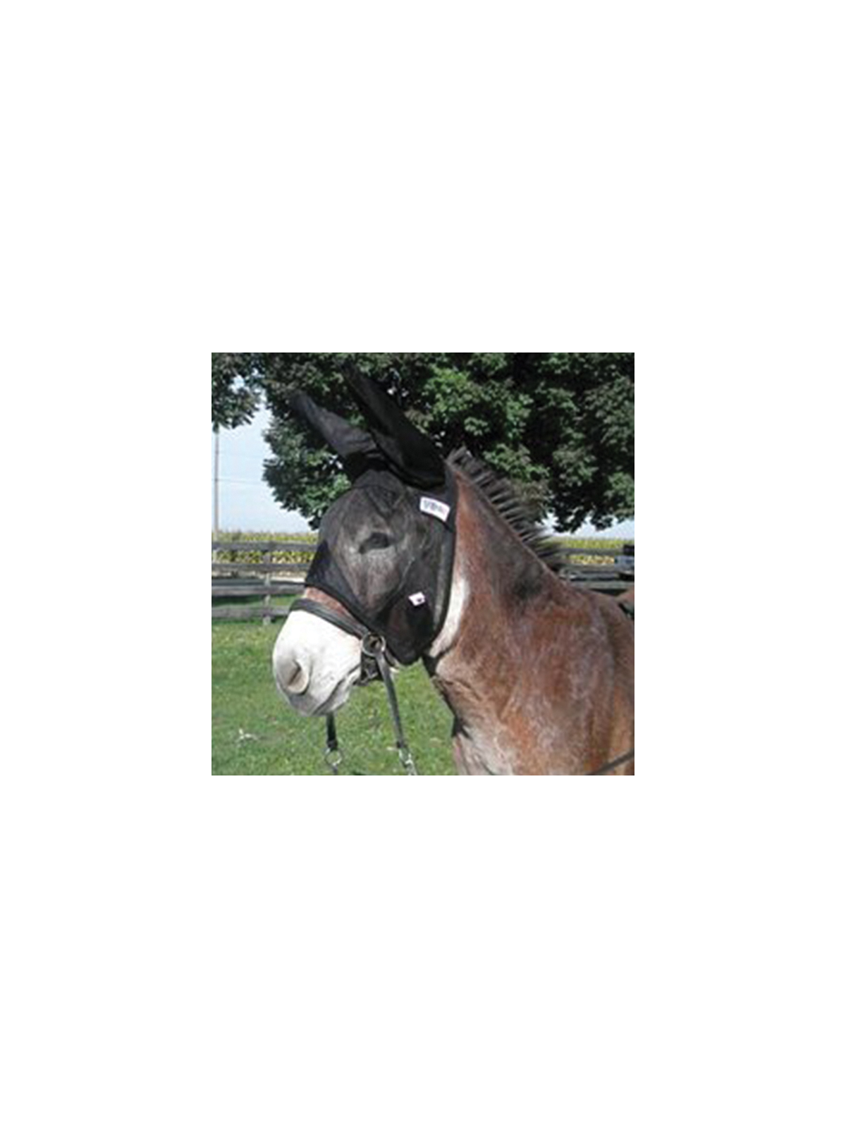 Quiet Ride Donkey / Mule Fly Mask w/ Ears