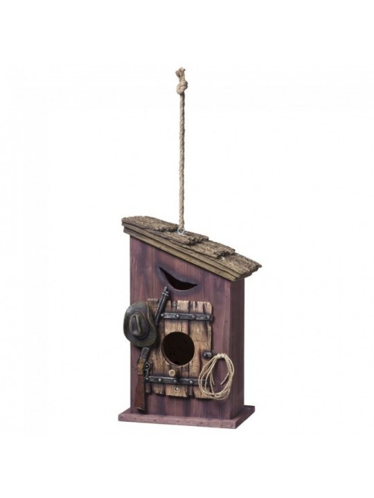 Western Outhouse Birdhouse