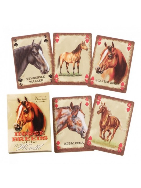 Spielkarten Pferderassen