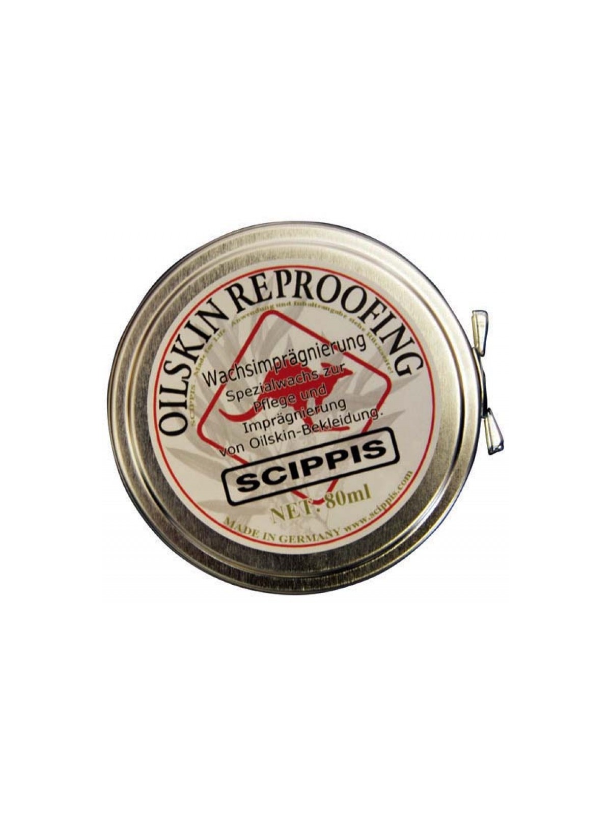 Scippis Oilskin Wachs natur, 80 ml