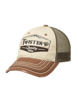 Twister Cap Braun-Grün