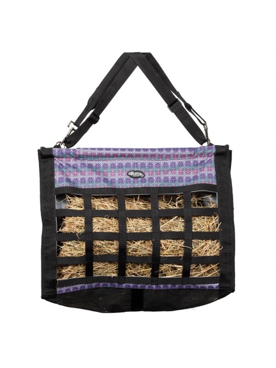 Hay Bag purple geo