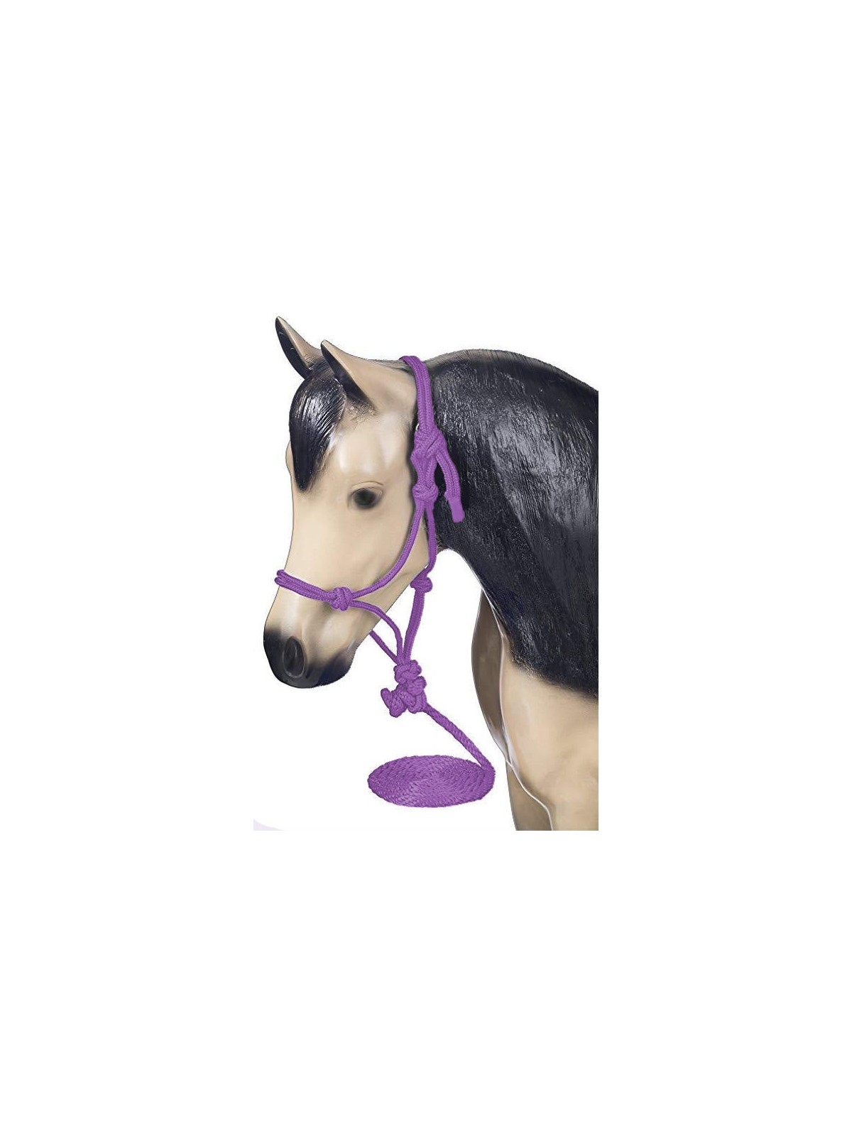 Shetty - Mini Rope Halter with Lead purple