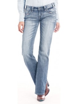 Ridign Jeans Scattered Embroidery 