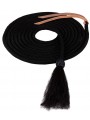 Nylon Mecate mit Pferdehaar Tassel schwarz