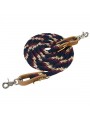 Poly Roper Reins, 5/8" x 8' 35-2026-B5 burgundy tan navy