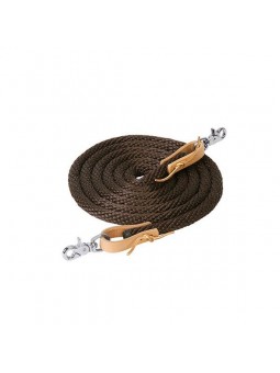 Poly Roper Reins, 5/8" x 10' brown