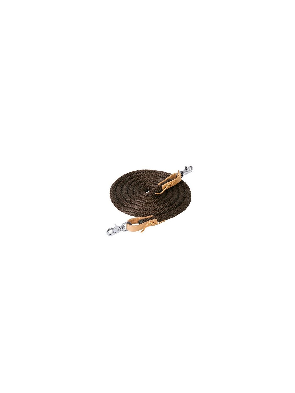 Poly Roper Reins, 5/8" x 10' brown