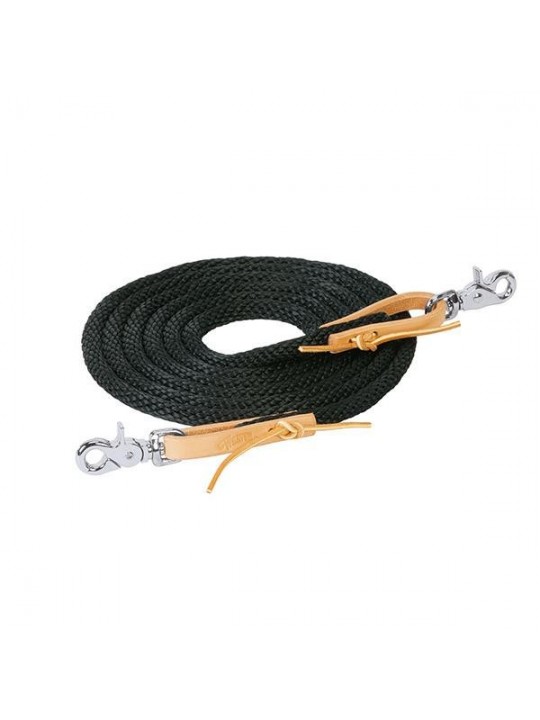 Poly Roper Reins, 5/8" x 10' black