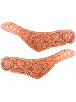 Martin Saddlery Rose Flower Dove Spur Straps