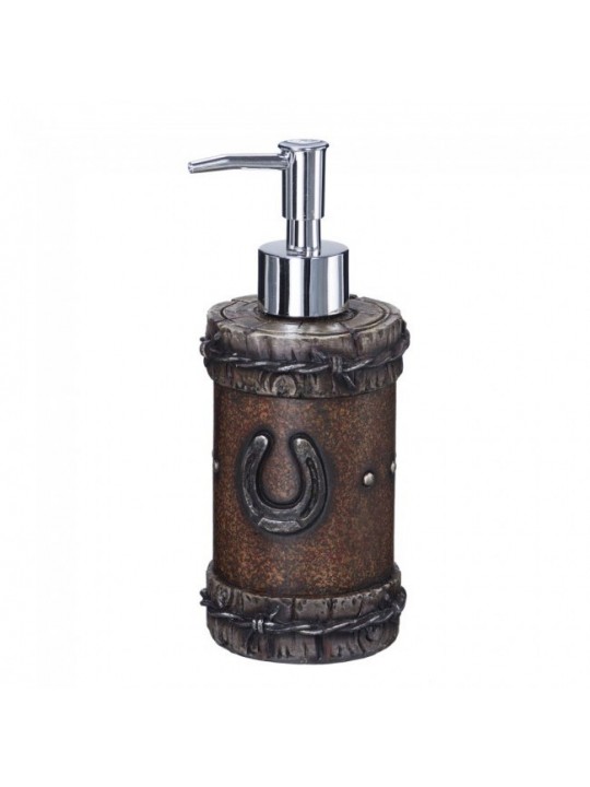 Horseshoe & Barbwire Soap Pump