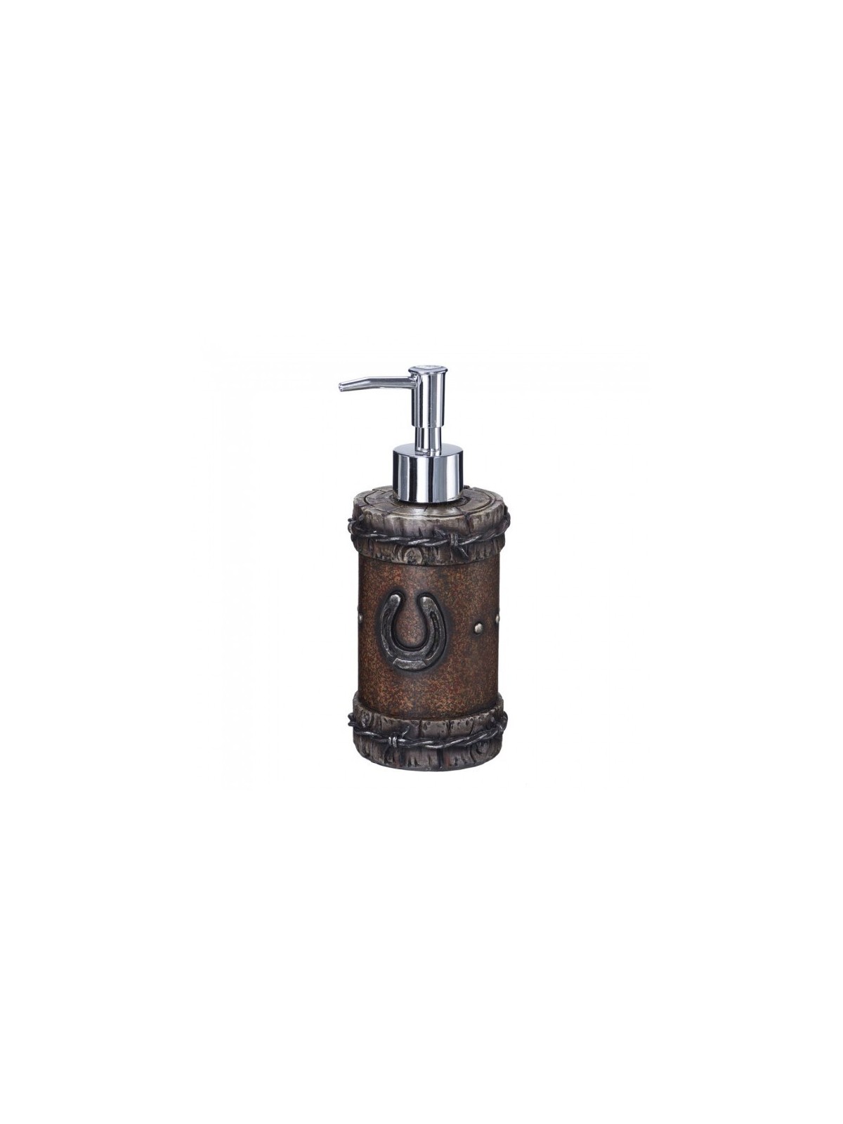 Horseshoe & Barbwire Soap Pump