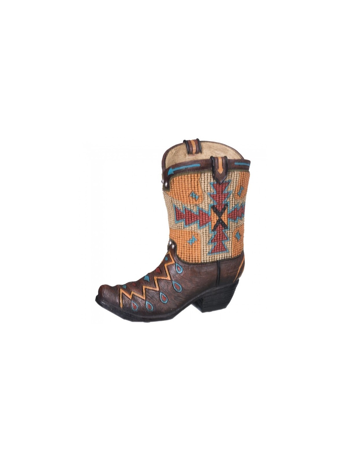 Aztec Cowboy Boot Bank