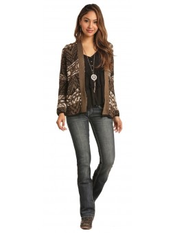 Aztec Design Cardigan
