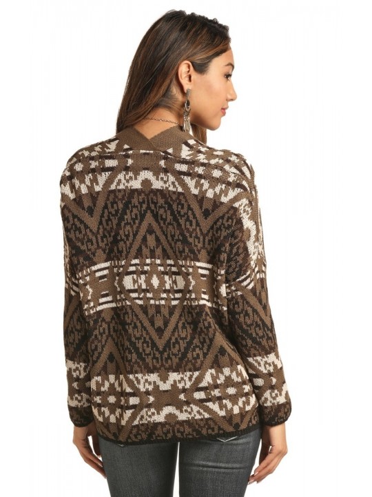 Aztec Design Cardigan