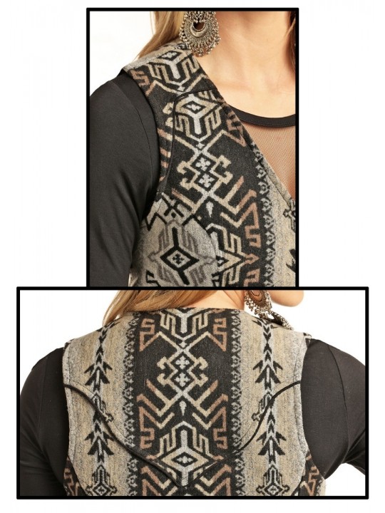 Wool Jacquard Vest