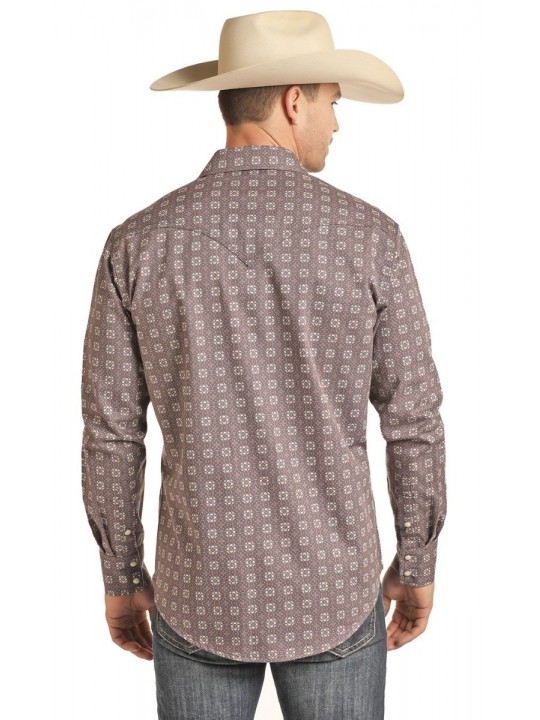 Fire Resistant Floral Snap Shirt