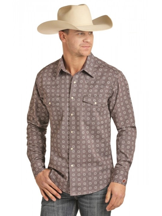 Fire Resistant Floral Snap Shirt