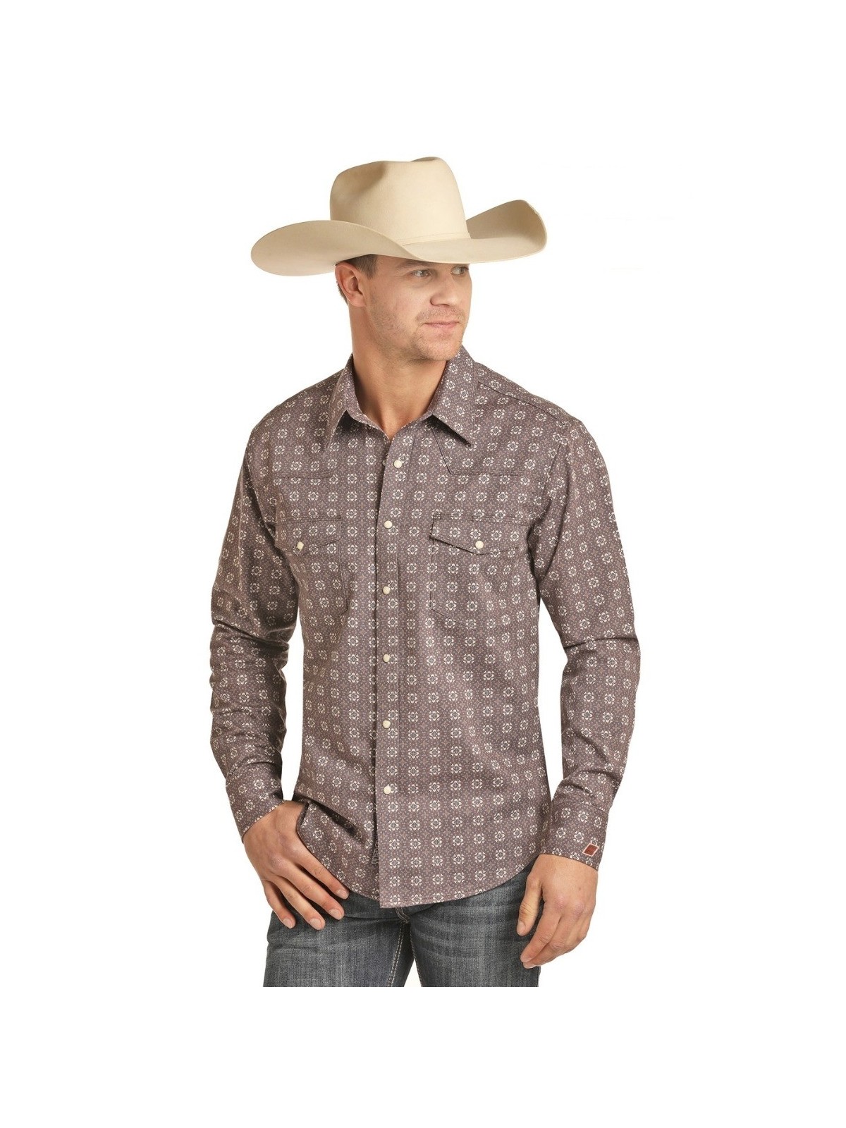 Fire Resistant Floral Snap Shirt