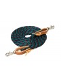 Poly Roper Reins, 5/8" x 8' 35-2026-W17 plum teal