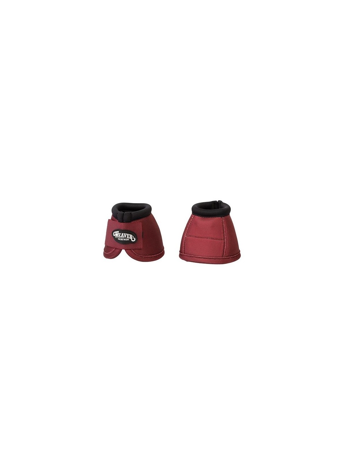 No-Turn Bell Boots burgundy red