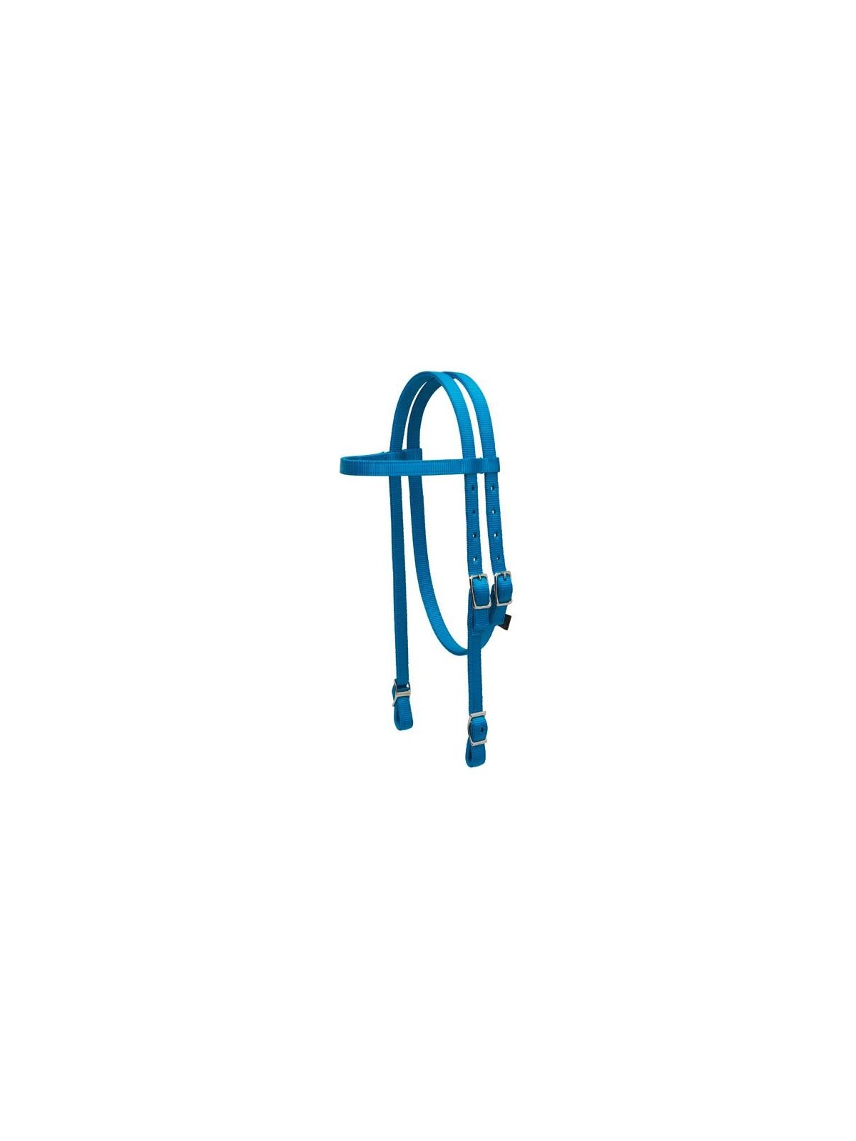 Pony Nylon Headstall Hurricane Blue