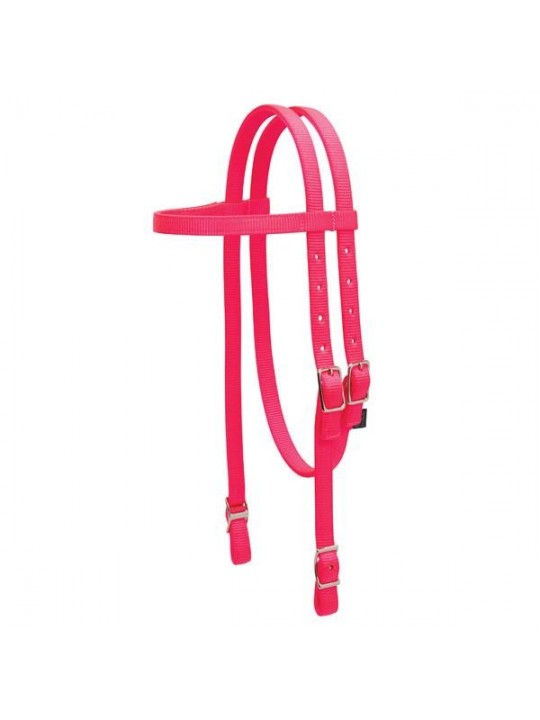 Nylon Headstall Diva Pink