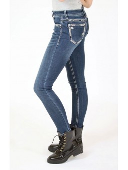 Arrow Border Skinny Jeans