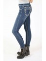 Arrow Border Skinny Jeans
