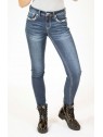 Arrow Border Skinny Jeans