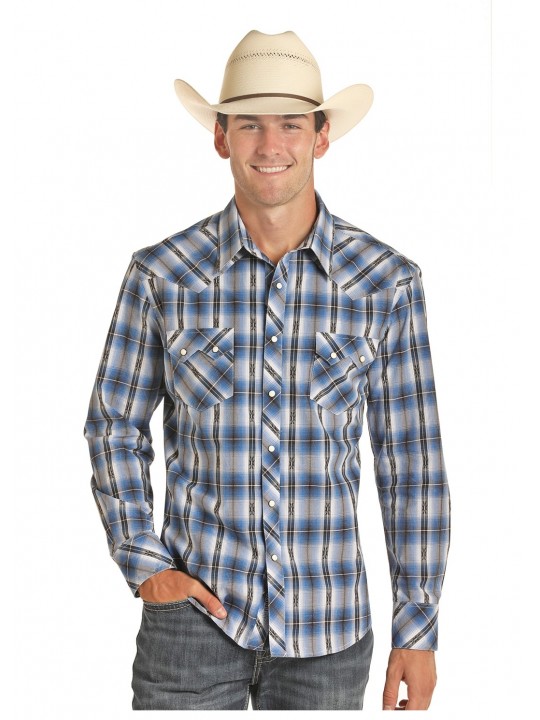 Western Shirt Dobby Plaid