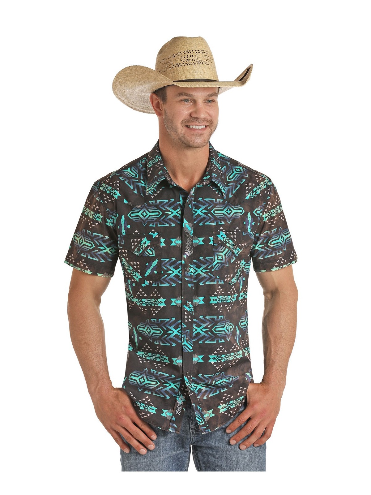 Rock'n'Roll Cowboy Short Sleeve Shirt 5090