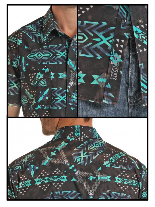 Rock'n'Roll Cowboy Short Sleeve Shirt 5090