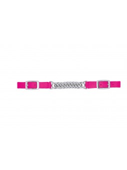 Weaver Nylon Chain Curb Strap Diva Pink 35-8040-DP