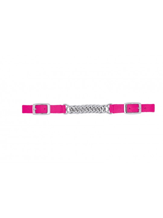 Weaver Nylon Chain Curb Strap Diva Pink 35-8040-DP