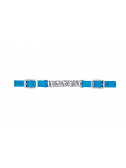 Weaver Nylon Chain Curb Strap Huricane Blue 35-8040-HB
