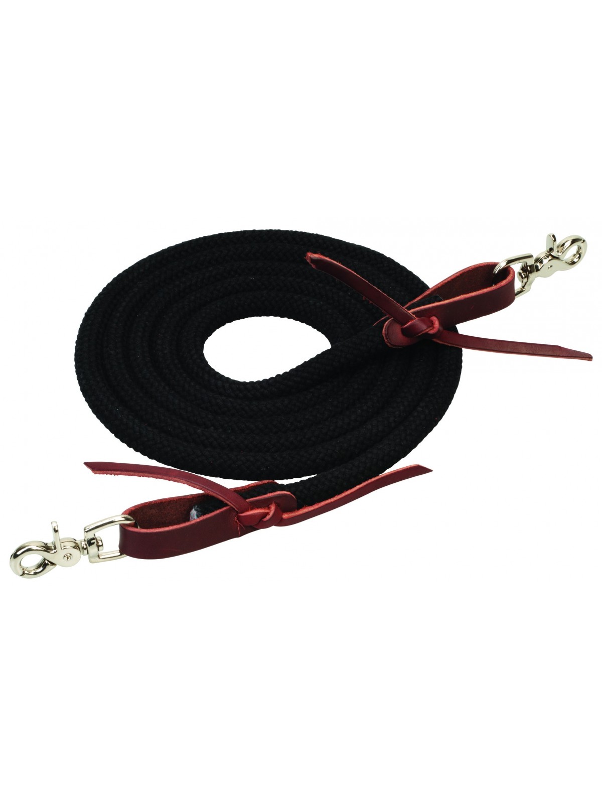 EcoLuxe™ Bamboo Trail Reins Solid 3m black