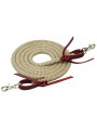 EcoLuxe™ Bamboo Trail Reins 3m sand/grey