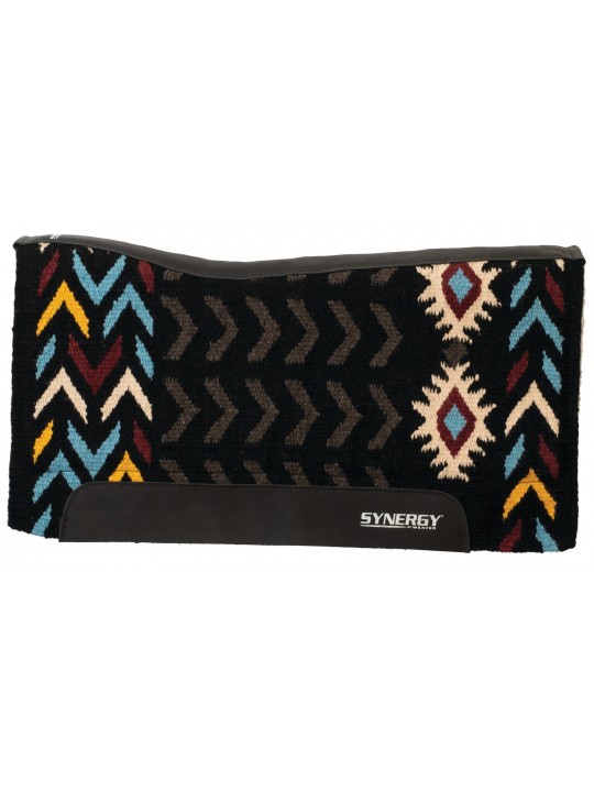 Weaver Synergy Felt Saddle Pad 32x34 black / multicolor