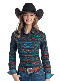 Pandhandle R4S6904 Shirt Arroyo Aztec