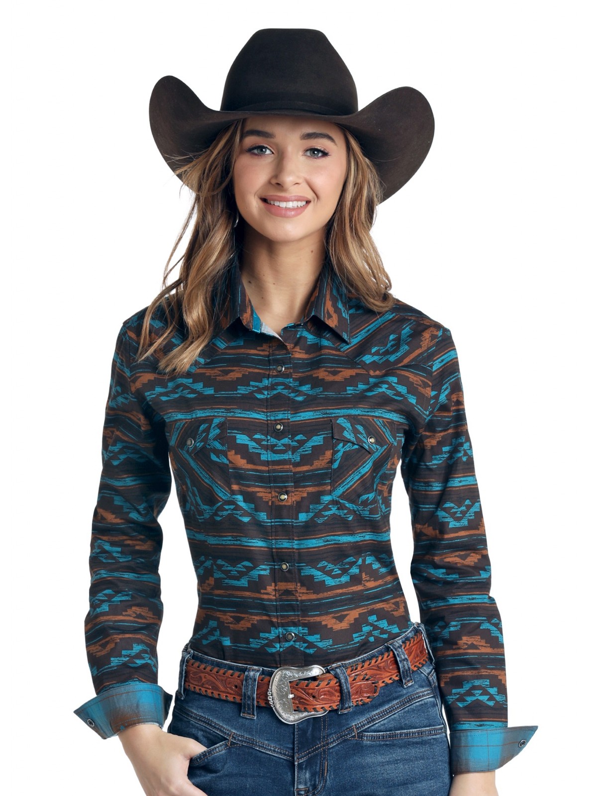 Pandhandle R4S6904 Bluse Arroyo Aztec