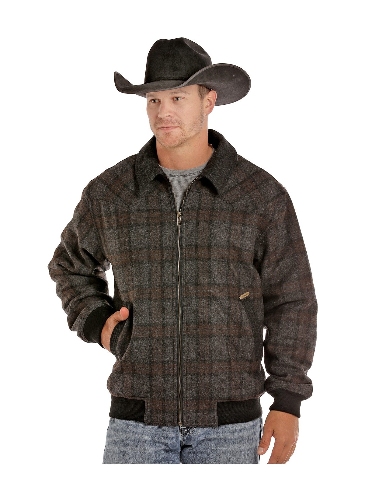 Plaid Bomberjacke