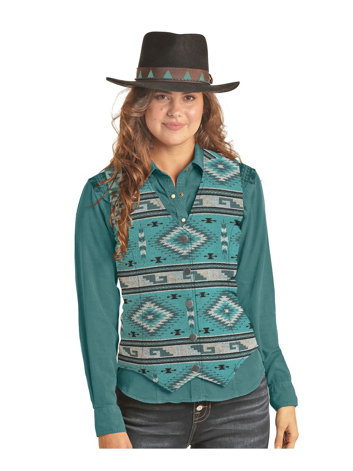 Aztec Jacquard Vest